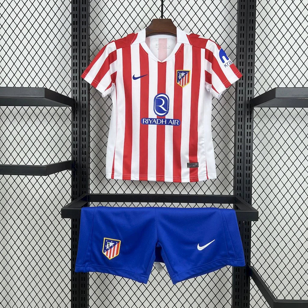 Atletico Madrid 25-26 Kit Home (KIDS)