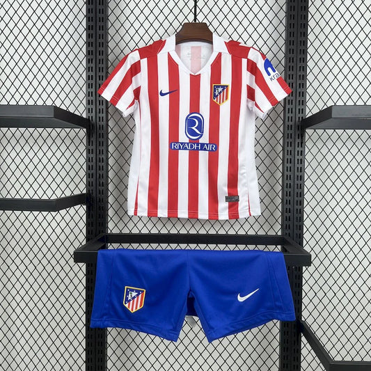 Atletico Madrid 25-26 Kit Home (KIDS)