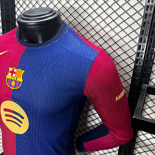 Barcelona 24-25 Home Long Sleeves (PLAYER)