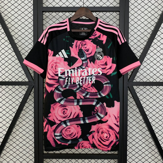 Real Madrid 25-26 Concept Pink Flowers