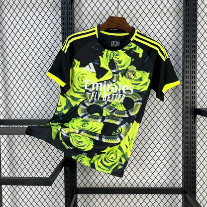 Real Madrid 25-26 Concept Green Flowers