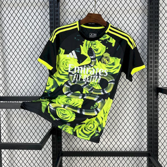 Real Madrid 25-26 Concept Green Flowers