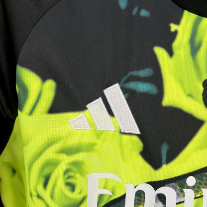 Real Madrid 25-26 Concept Green Flowers