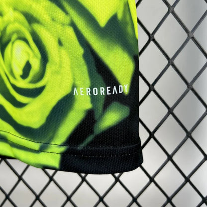 Real Madrid 25-26 Concept Green Flowers