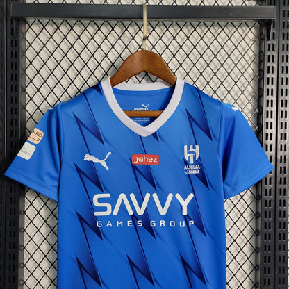 Al Hilal 23-24 Kit Domicile (KIDS) - StrikeKit