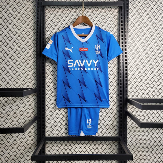 Al Hilal 23-24 Kit Domicile (KIDS) - StrikeKit