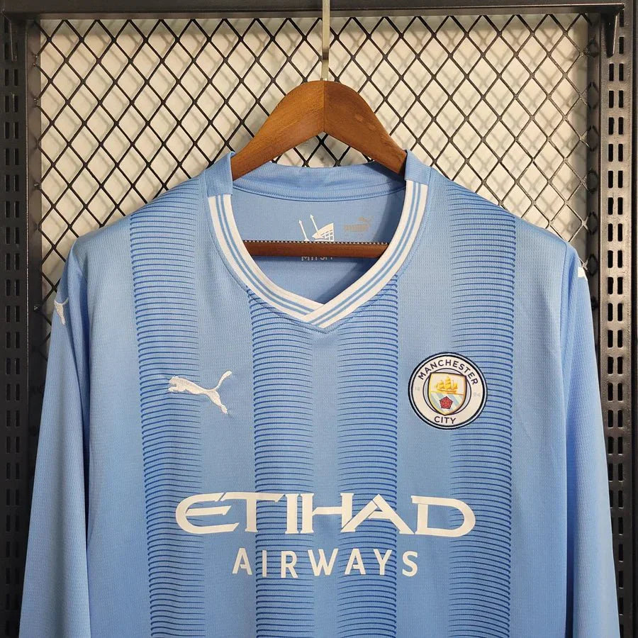 Manchester City 23-24 Domicile Manches Longues - StrikeKit