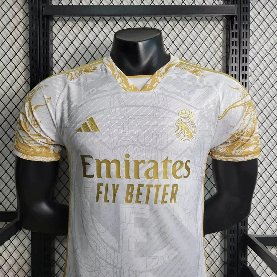 Real Madrid 23-24 Edition spécial Blanc/Or (PLAYER) - StrikeKit