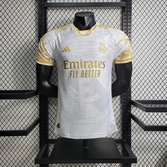 Real Madrid 23-24 Edition spécial Blanc/Or (PLAYER) - StrikeKit